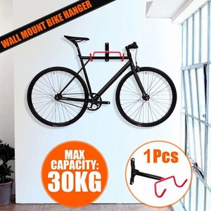 Support mural pliable pour vélos (lot de 2) – Crochet de rangement métallique pour vélos, idéal pour garage intérieur - Product Image 3