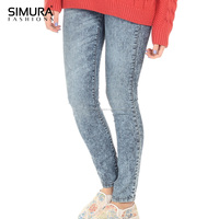 Jeans en denim pour femme, coupe slim, tendance, de qualité supérieure, prix compétitif, séchage rapide, tissu durable