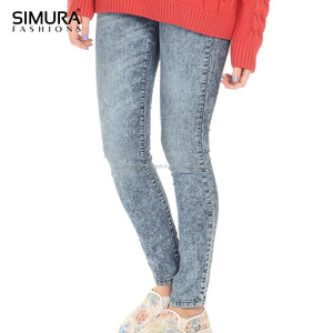 Jeans en denim pour femme, coupe slim, tendance, de qualité supérieure, prix compétitif, séchage rapide, tissu durable - Product Image 5
