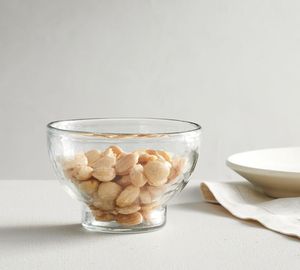 Bol de service en verre lavable au design européen de luxe, base dorée, bol décoratif en verre pour la maison, la cuisine et les hôtels - Product Image 3