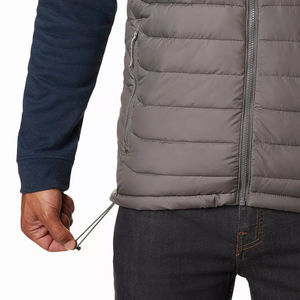 Gilet matelassé en toile personnalisable respirant de haute qualité Mode masculine Premium matelassé imperméable Écologique Chaleur par temps froid - Product Image 5