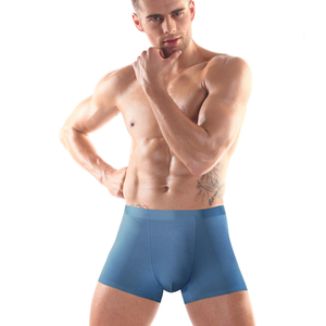 Calzoncillos bóxer elásticos sin costuras para hombre, gran oferta, fabricante de ropa interior personalizada de algodón de bambú para hombre, calzoncillos bóxer para hombre - Product Image 5