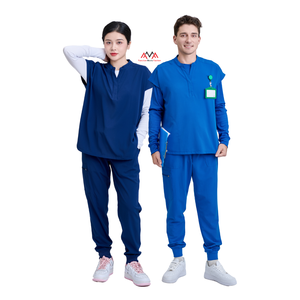 Blusas con logo, camisetas elásticas para uniformes clínicos, uniformes de salón, blusas médicas personalizadas, uniformes dentales para médicos y hospitales. - Product Image 1