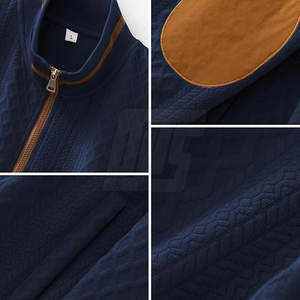 Blouson d'aviateur pour hommes vêtements d'extérieur décontractés légers manteau à fermeture éclair à la mode veste d'hiver pour hommes d'approvisionnement en gros - Product Image 6