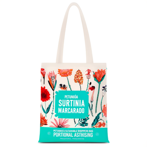 Borsa Shopper Sostenibile Petunia Surfinia, Borsa Promozionale per Merchandising - Product Image 2