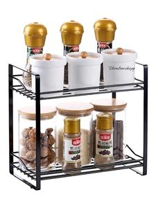 Support organisateur de stockage d'épices de cuisine de qualité supérieure pour la maison hôtel Restaurant ustensiles de cuisine utiliser armoire étagère à épices - Product Image 2
