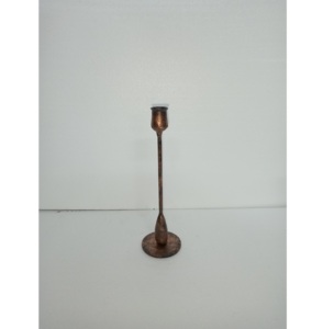 Iron Flameless Candle Holder Black Heat Resistant Handmade Eco-Friendly Modern Luxury Illuminates Home Understated - Product Image 6