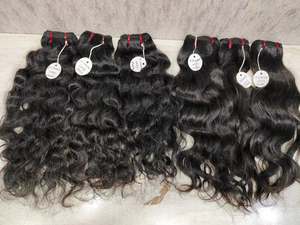 Extensiones de cabello virgen indio de lujo Paquetes de tejido de peluca natural Cierres dobles al por mayor - Product Image 6