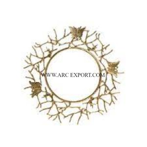 Meilleure vente de table de qualité supérieure Assiette de présentation décorative Assiette de service sous assiette Forme personnalisée Grande taille en aluminium plaqué - Product Image 1