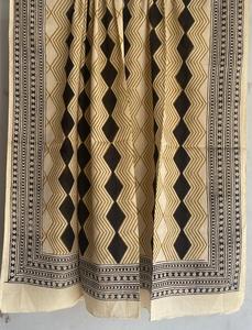 100% coton respirant traditionnel main bloc imprimé écharpe Jaipur fabriqué à la main Boho Chic léger ethnique doux coton écharpe - Product Image 5