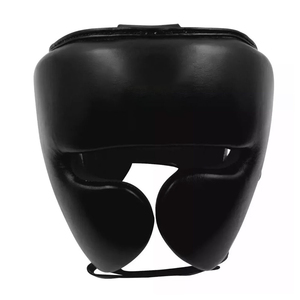 Protecteur de tête de boxe en cuir pour adultes Protecteur de visage durable et écologique pour l'entraînement de Kick Boxing - Product Image 5