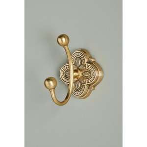 Crochets muraux en laiton au meilleur design tendance de leur catégorie pour le style de maison haut de gamme et design fini poli doré au meilleur taux - Product Image 2