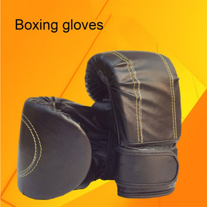 Par de guantes de boxeo de alta resistencia, guantes de boxeo ajustables, transpirables, lisos, ergonómicos, para adultos, para gimnasio - Product Image 4