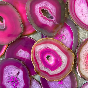 Vente en gros de sous-verres modernes pour la décoration intérieure en agate de cristal grand sous-verre personnalisable en agate garanti à bas prix style amour - Product Image 1