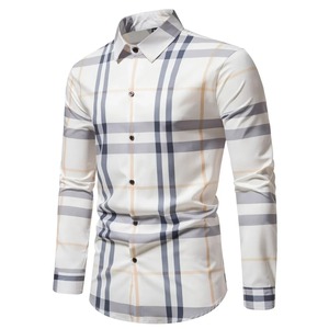 Nueva camisa de manga larga de primavera y verano para hombres, tendencia de moda, rayas, ropa informal fina para hombres, camisas para hombres - Product Image 1