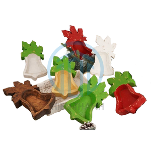 Proveedor de fábrica, fiesta de Navidad de madera, escritorio, Decoración de mesa, adorno, vela de Navidad, vertido hecho a mano en Vietnam - Product Image 4