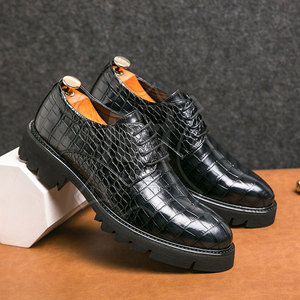 Zapatos de Cuero Duraderos y Cómodos, Zapatos de Cuero Personalizados, Zapatos de Cuero Genuino para Hombre, Moda Otoño Invierno - Product Image 6