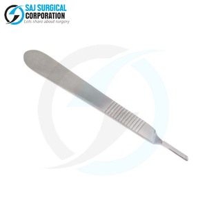 Heavy Duty Scalpel Handle Extra Strong Stainless Steel For <b>Repeated</b> Sterilization And Long Term Use - Product Image 1
