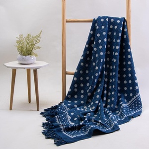 Gran oferta, sofá con estampado de lunares de algodón hecho a mano, tiro de peso pesado con patrón de carácter festivo para sofá - Product Image 4