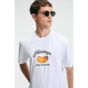 GRIMELANGE CRISP เสื้อยืดคอกลมพิมพ์ลายผ้าฝ้าย 100% สำหรับผู้ชาย - Product Image 1