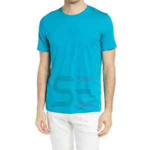 T-shirt d'entraînement en coton hautement élastique pour hommes Football/Course/Anime Sports à manches courtes Fitness Muscle Top coupe ample imprimé vierge - Product Image 2