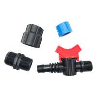 Duurzame UV-bestendige 16mm druppelbandfittingen van PP-plastic, irrigatieconnectoren voor landbouw, voor waterbesparende systemen op boerderijen