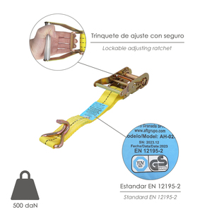 Cinghia di Fissaggio con Ratchet 38 mm. x 6 metri (1 unità) - Product Image 3