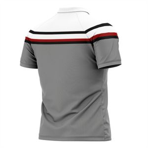 Camiseta Polo de punto con estampado de logotipo personalizado de calidad superior para hombre para uniformes deportivos y de negocios de golf - Product Image 2