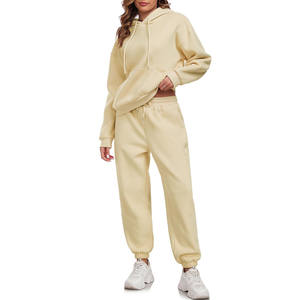 High Quality Pullover Hoodie Unisex Tracksuits for Men Custom Letter Printing Logo Gym Wear Streetwear Sweat Suits Jogger Sets - Product Image 5