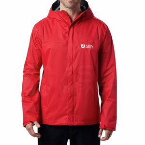 Veste de pluie pour homme avec tissu imperméable et coupe confortable pour une utilisation quotidienne en extérieur et en voyage - Product Image 1