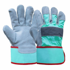 ถุงมือหนังวัวแท้แบบปรับแต่งได้ ทนทานต่อการเสียดสี ทนความร้อน ป้องกันมือ ถุงมือช่างชาวแคนาดา ถุงมือสำหรับใช้ในครัวเรือน - Product Image 3