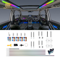 Lumière ambiante LED multicolores universelle K4 Smart 256 couleurs pour W203/W204/W205 avec contrôle par application/bouton 12V