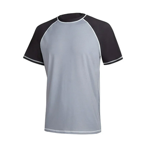 Respirant tricoté coupe ajustée Compression Gym chemise hommes séchage rapide entraînement Fitness T-Shirt en gros vêtements de sport d'entraînement - Product Image 5