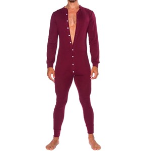 Transpirable Venta caliente Onesie Men Wear 2025 New Custom Men Fleece Pijamas Onesie para hombres - Product Image 4