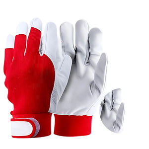 Meilleure vente tendance AMARA gants de mécanicien en cuir de chèvre rouge extérieur cyclisme décontracté respirant thermique écologique Keystone - Product Image 2