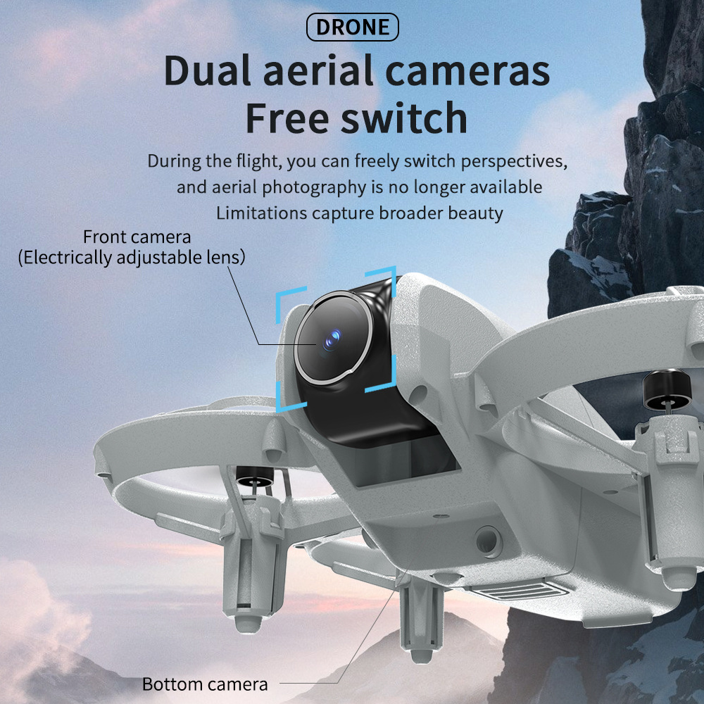 V2 Drone 1080p FHD Aerial Photography Long Flight Time (10-20min) Remote-Controlled Aircraft Made in China