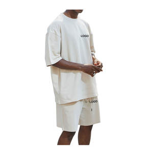 Ropa de moda de verano de manga corta, Conjunto de camiseta y pantalones cortos informales de verano para hombre, ropa informal, camisetas para hombre - Product Image 4