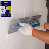 Meilleur revêtement mural en poudre de mastic blanc à base d'acrylique Peinture extérieure en ciment anti-humidité et sans fissures pour application par pulvérisation