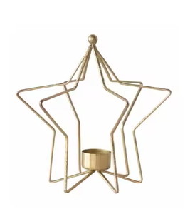 Candelabros de metal de diseño minimalista Portavelas de metal hecho a mano Disponible Amplia gama de soportes de velas de decoración de iluminación - Product Image 5