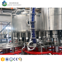 Machine complète de remplissage d'eau Sokos, ligne de remplissage d'eau en petites bouteilles 4000 BPH, machine de remplissage d'eau potable pour usine