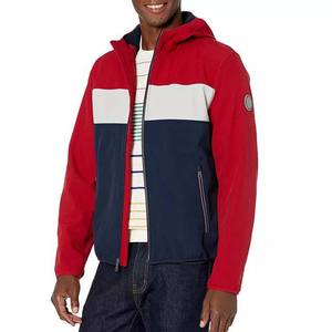 Chaqueta Softshell para Hombre, Impermeable, de Alta Calidad, Diseño Único, Casual, Color Liso, 100% Poliéster, Nailon, Cierre de Cremallera con Bolsillo - Product Image 1