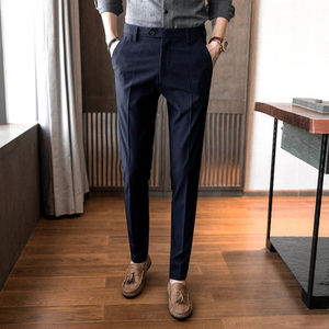 Meilleur pantalon décontracté slim élégant et confortable Pantalon d'affaires extensible personnalisé en gros quatre saisons - Product Image 1