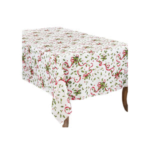 Manteles de decoración de deshierbe más vendidos Impresión personalizada 100% Manteles de material de algodón puro - Product Image 4