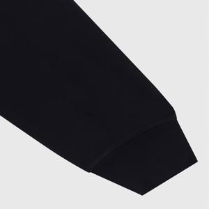 Veste universitaire noire personnalisée avec service OEM, design en laine de luxe à manches blanches, veste universitaire de baseball pour hommes, vente à chaud - Product Image 4