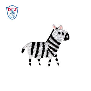 Écussons de broderie personnalisés Badges drôles d'animaux Autocollant brodé fer sur appliques - Product Image 5