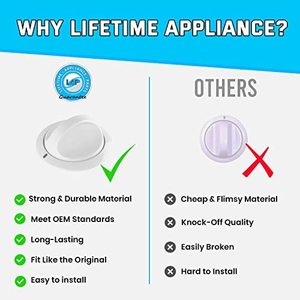 Bouton de minuterie en plastique neuf pour appareils électroménagers Lifetime 131873304, compatible avec les modèles de sèche-linge et lave-linge Frigidaire 1318733 - Product Image 3