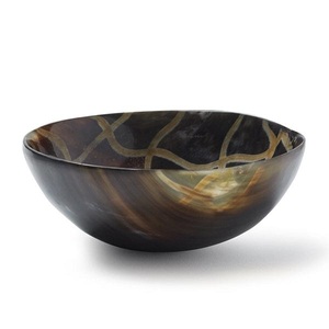 Juego de cuencos para servir de cuerno Natural de marca de alta calidad, cuencos de afeitar redondos pulidos hechos a mano para restaurante de Hotel en casa para India - Product Image 3