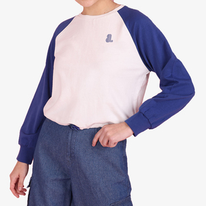 Top corto de calidad superior para mujer, sólido, informal, de poliéster, algodón, Terry, antiretráctil, 300g, bordado forrado, Invierno - Product Image 3