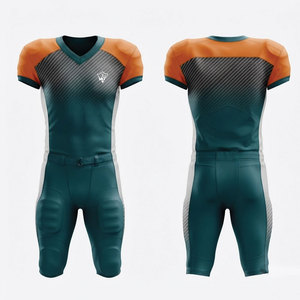 Uniforme Profesional de Fútbol Americano, Jersey Deportivo de Tela de Secado Rápido y Pantalones a Juego, Ideal para Equipos Universitarios y de Club - Product Image 1