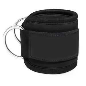 Sangles de cheville premium en néoprène rembourrées, poignets de fitness avec anneau en D, sangles de poulie de haute résistance pour machines à câbles - Product Image 1